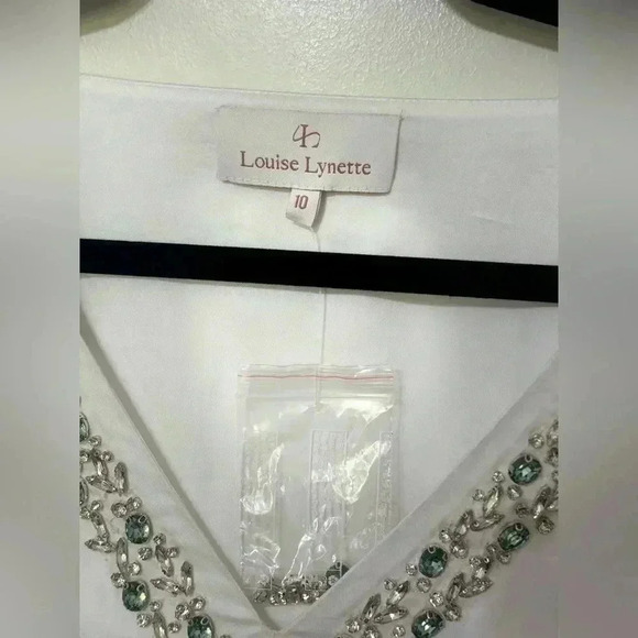 NWT Louise Lynette The Natalie Blouse Large - Picture 3 of 6